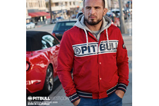 Kurtka z odpinanym kapturem Pit Bull Angler '20 - Czerwona