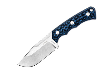 Nóż SANRENMU S738-2 stonewash blue G10