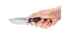Nóż SANRENMU S738-2 stonewash blue G10