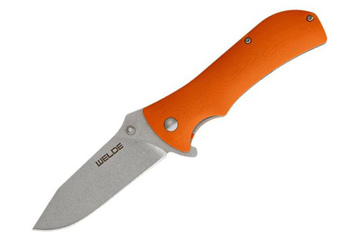 Nóż składany WELDE D2F22 Orange