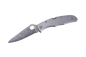 Nóż SPYDERCO Endura 4 Titanum Damast