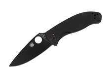 Nóż SPYDERCO Tenacious black folder plain