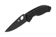 Nóż SPYDERCO Tenacious black folder plain