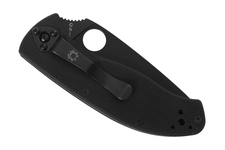 Nóż SPYDERCO Tenacious black folder plain