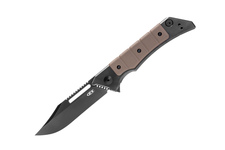 Nóż ZERO TOLERANCE TIM GALYEAN FRAME LOCK KNIFE BROWN G-10/TI