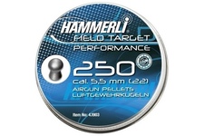śrut 5,5 mm HAMMERLI FT PERFORMANCE, półokrągły 250 szt.
