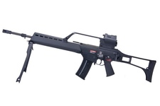 Karabin ASG AEG Heckler&Koch G36 + celownik i kolimator
