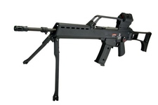 Karabin ASG AEG Heckler&Koch G36 + celownik i kolimator