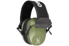 Słuchawki RealHunter Active PRO oliwkowe + okulary