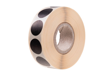 Zaklejki samoprzylepne do tarcz 16 mm - czarne