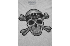 Koszulka z długim rękawem Pit Bull Skull Wear '20 - Szara