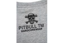 Koszulka z długim rękawem Pit Bull Skull Wear '20 - Szara