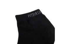 Skarpetki Pit Bull Low Ankle grube (3-pak) - Czarne