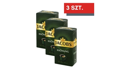 ZESTAW 3 SZT. Kawa JACOBS KRONUNG 500g mielona DE