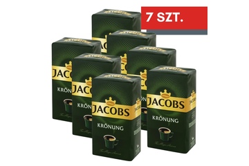 ZESTAW 7 SZT. Kawa JACOBS KRONUNG 500g mielona DE