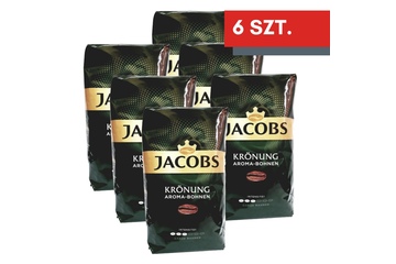 ZESTAW 6 SZT. Kawa JACOBS KRONUNG 500g ziarno DE