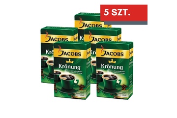 ZESTAW 5 SZT. Kawa JACOBS KRONUNG 250g mielona DE