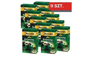 ZESTAW 11 SZT. Kawa JACOBS KRONUNG 250g mielona DE