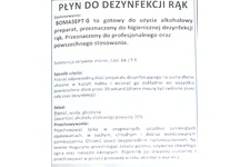 Płyn dezynfekujący do rąk 70% alkoholu BOMASEPT G 1l