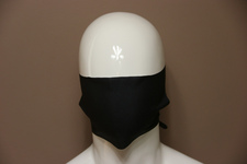 Maska z mikrofibry na twarz Czarna