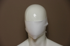 Maska z mikrofibry na twarz Biała