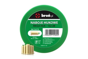 NABOJE HUKOWE 5,6/16MM, MEGA HUK 100 SZT. DO STALKER, PHANTOM, K-6L