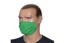 Maska bawełniana na twarz - zielona