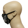 Maska na twarz z nadrukiem ZBROJOWNIA - Czacha - czarna
