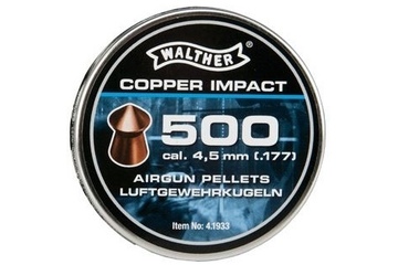 śrut 4,5 mm WALTHER COPPER IMPACT 500 szt.