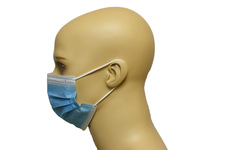 Jednorazowa maska na twarz 3-warstwowa z certyfikatem CE - zestaw 50 szt.