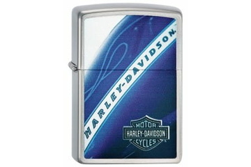 Zapalniczka ZIPPO Harley Davidson white-blue