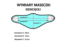 MASECZKA DZIECIĘCA MOTYLKI ROZMIAR S