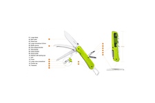 Scyzoryk Ruike LD43 wielofunkcyjny, zielony