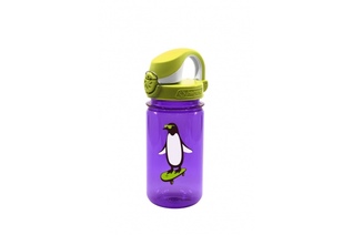 Butelka dziecięca Nalgene On The Fly 0,35 l fioletowa z pingwinem
