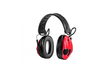 Ochronniki słuchu Peltor SportTac aktywne, czarno-czerwone