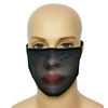 Maska na twarz z nadrukiem ZBROJOWNIA - Woman - czarna