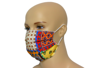Ludowa Tradycja - bawełniana maska wielorazowa z certyfikatem OEKO-TEX
