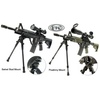 Bipod Lepaers składany Universal Shooter's 8.7-10.6"