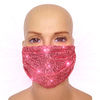 Różowe Cekiny - bawełniana maska wielorazowa z certyfikatem OEKO-TEX