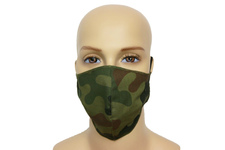 Maska Profilowana Dwuwarstwowa RIPSTOP/FLIZELINA na twarz - pl woodland