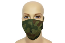 Maska Profilowana Dwuwarstwowa RIPSTOP/FLIZELINA na twarz - pl woodland