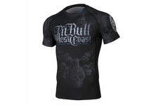 Rashguard termoaktywny Pit Bull T-S Skull Dog - Czarny