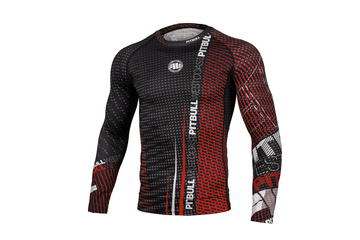 Rashguard termoaktywny Pit Bull T-S Charger'20 - Czerwony