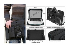 Torba podróżna Leapers z kaburą na pistolet 9-2-5 Briefcase