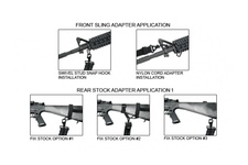 Pas taktyczny do broni Leapers 3 Point Tactical Rifle Sling