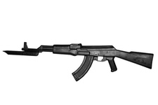 Atrapa gumowa - karabin AK z bagnetem