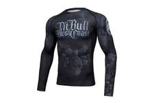 Rashguard termoaktywny Pit Bull L-S Skull Dog - Czarny