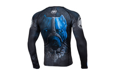 Rashguard termoaktywny Pit Bull L-S Skull Dog - Czarny