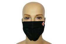 Maska bawełniana na twarz BIOHAZARD- czarna