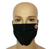 Maska bawełniana na twarz BIOHAZARD- czarna